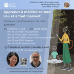 Méditer en tout Lieu et à tout Moment, avec Catherine Tea et Alain Charcosset
